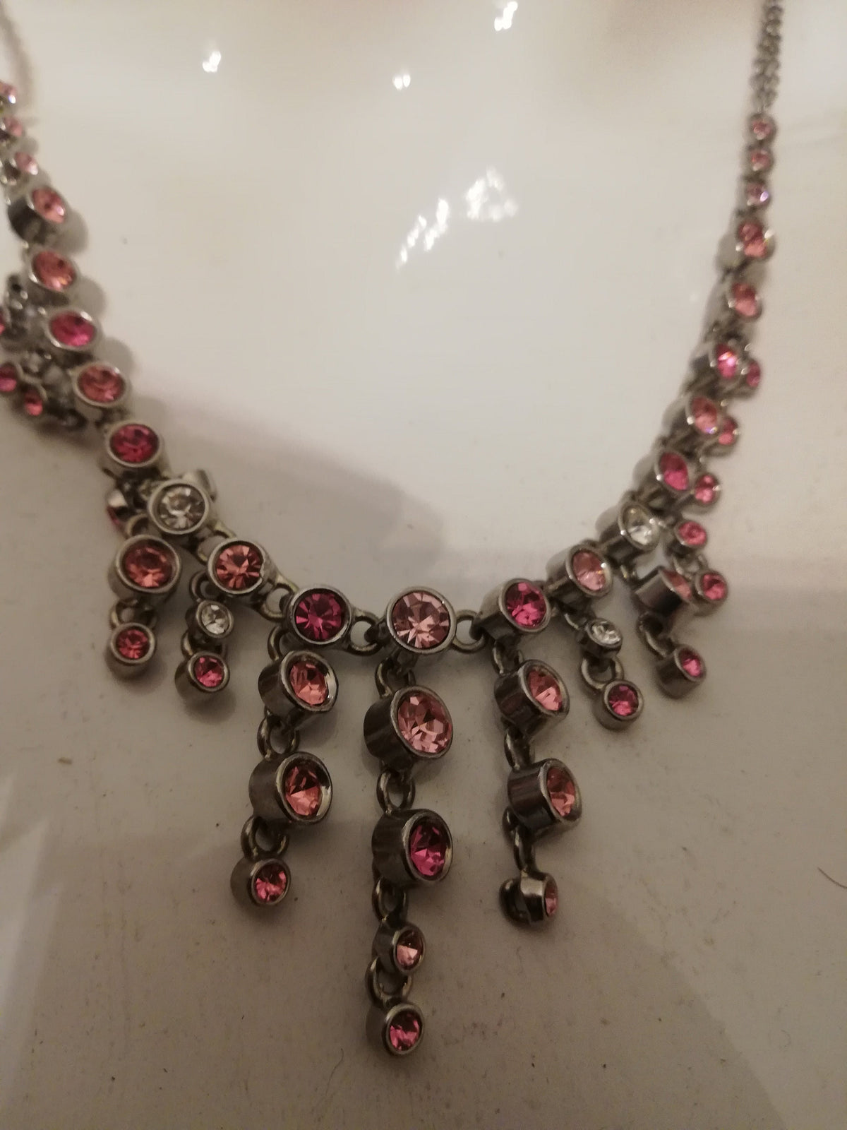 Old necklace from Czech Republic, vintage, antique