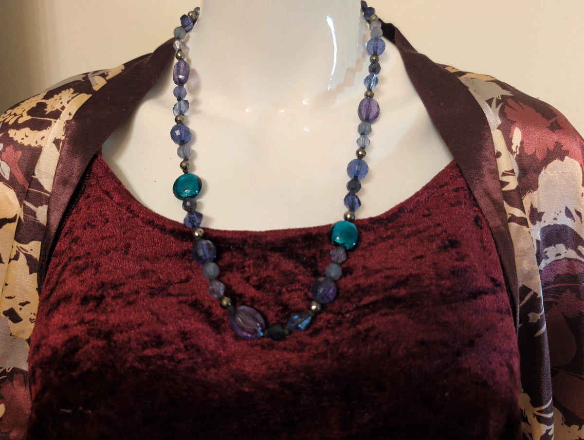 Murano-Stil-Kette von schräg oben