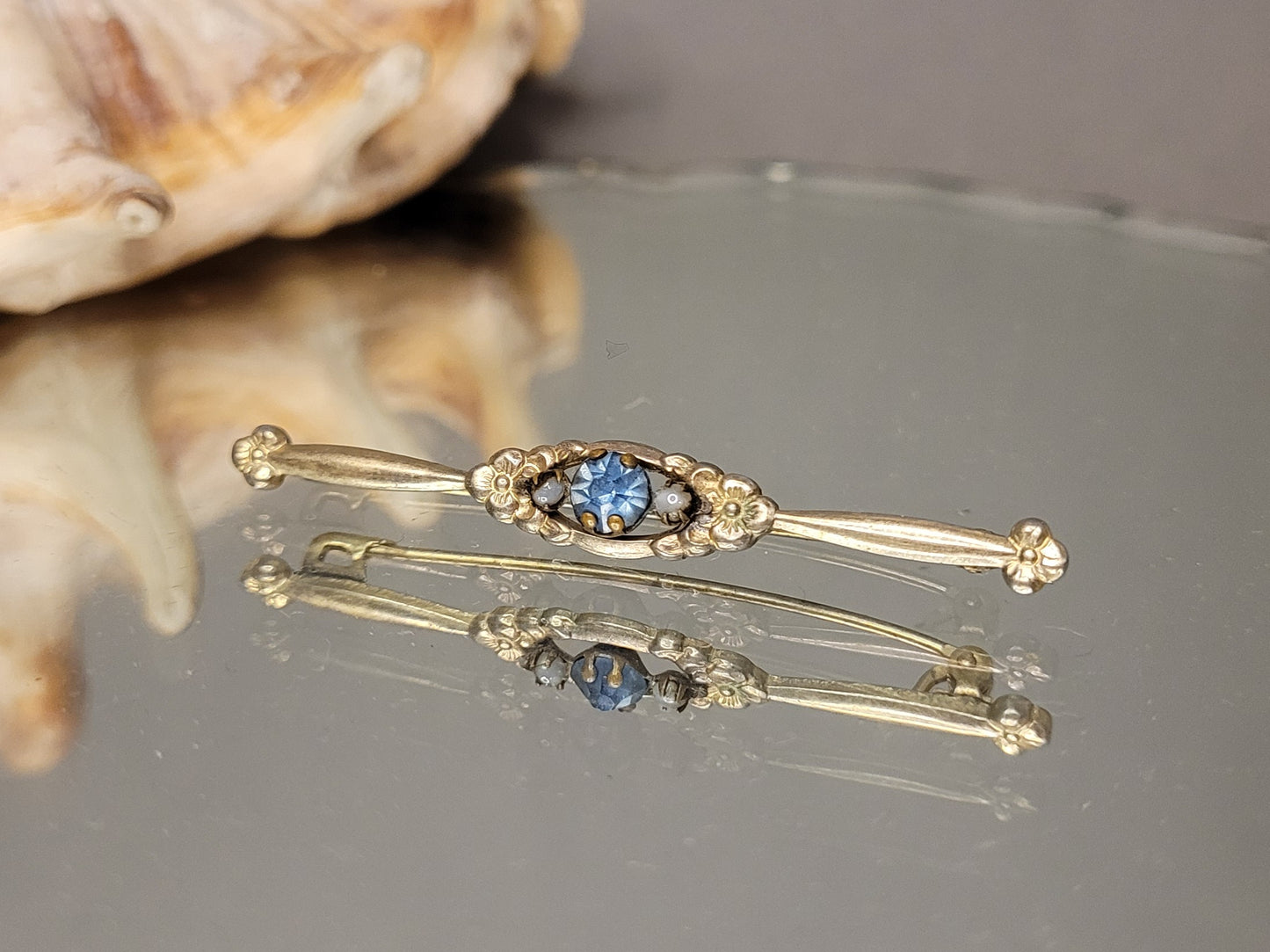 Viktorianischer Schmuck Bar Brooch