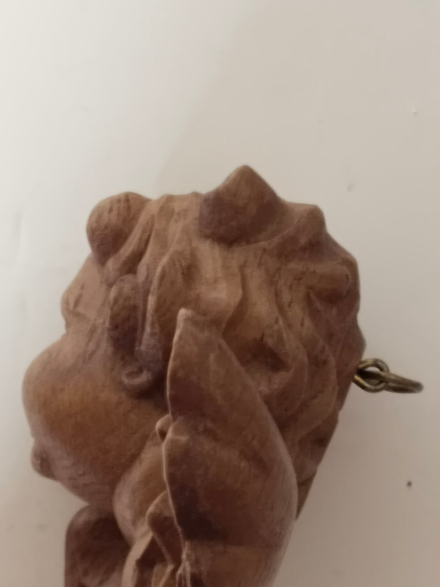 Engelskopf-Wandplakette aus Holz, Barock-Stil – Dekorative Putte mit Flügeln