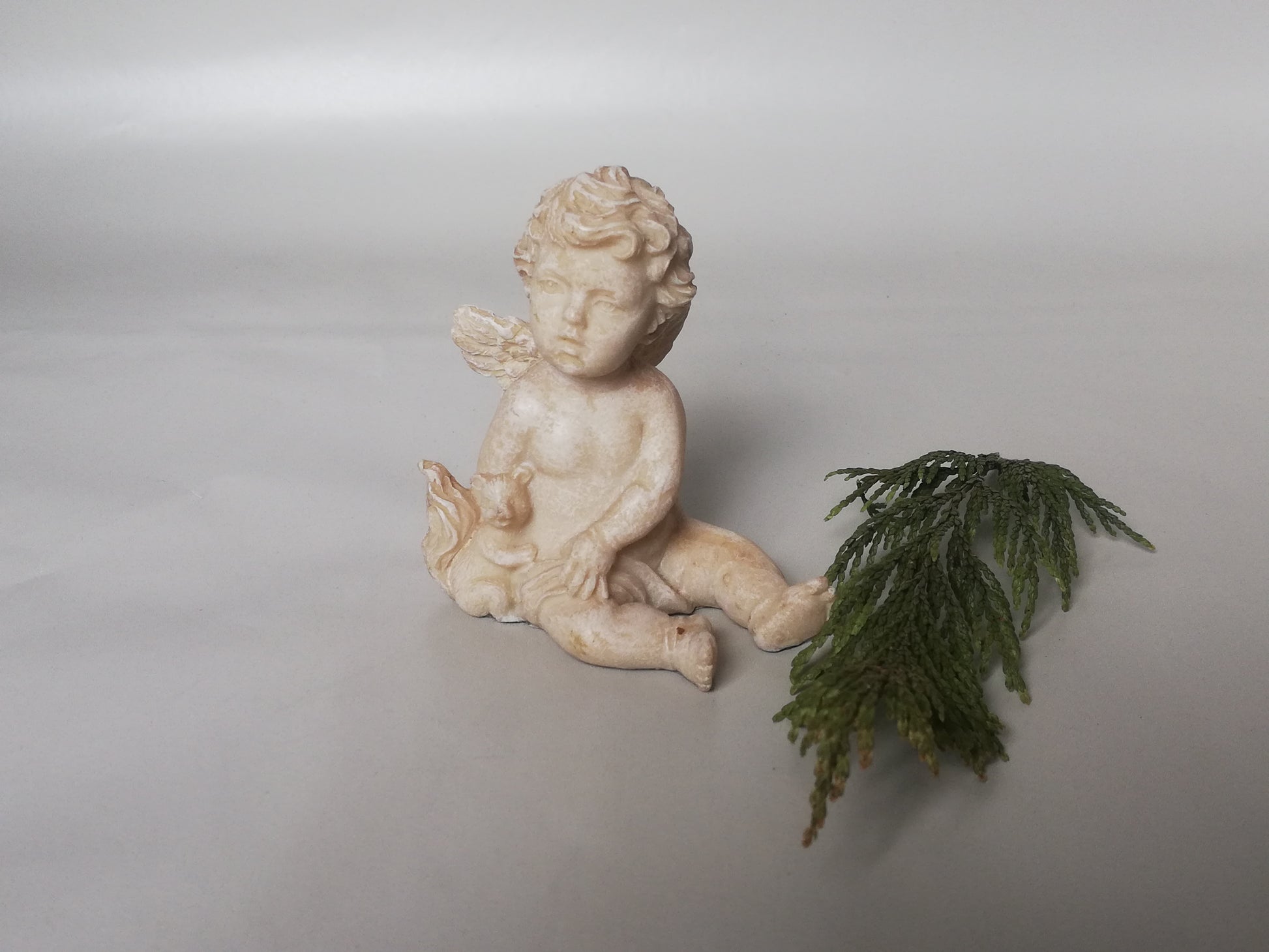 Keramik Engel Figur Vintage