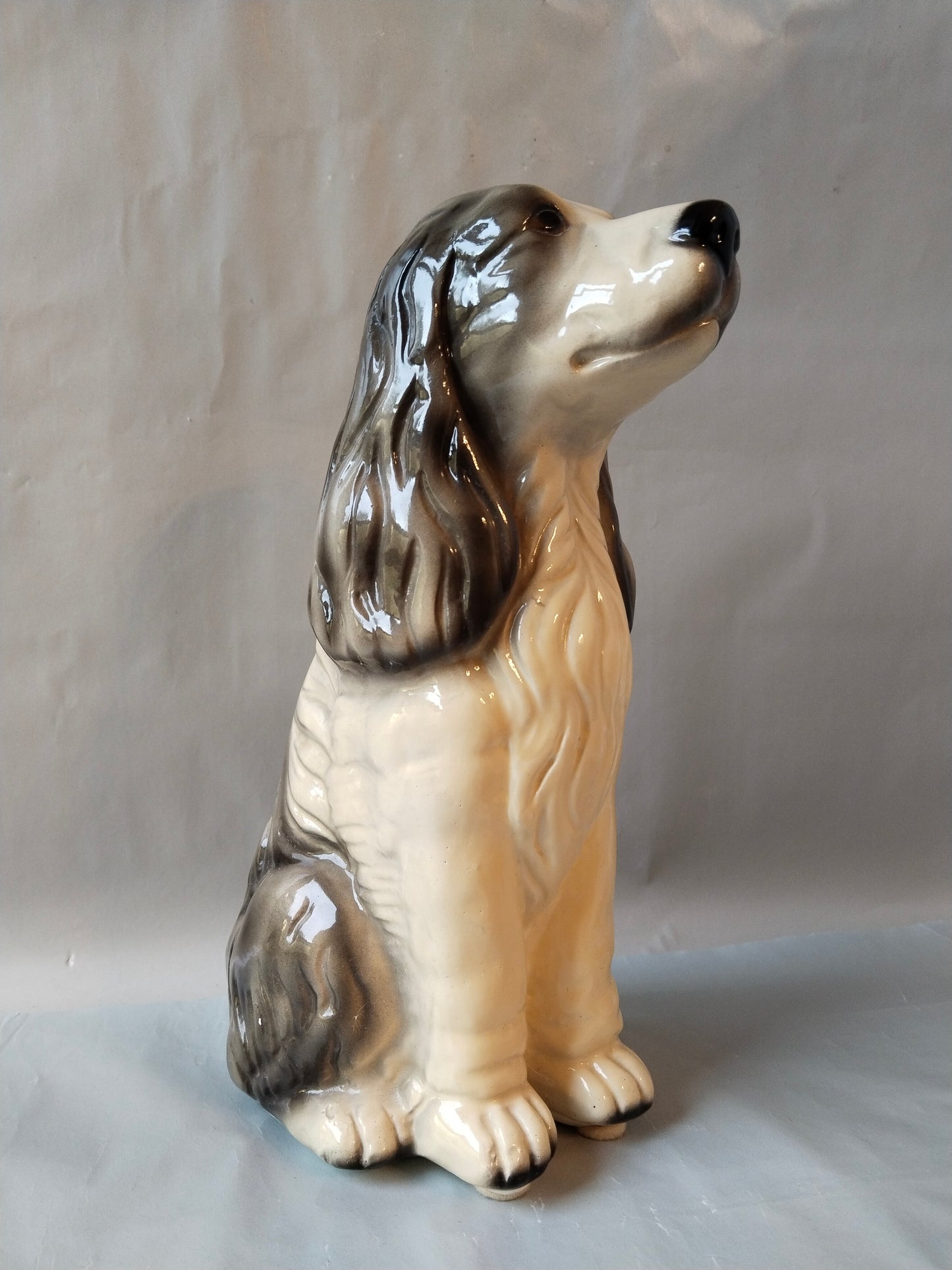 Keramikhund Vintage 1950er Jahre Dekoration