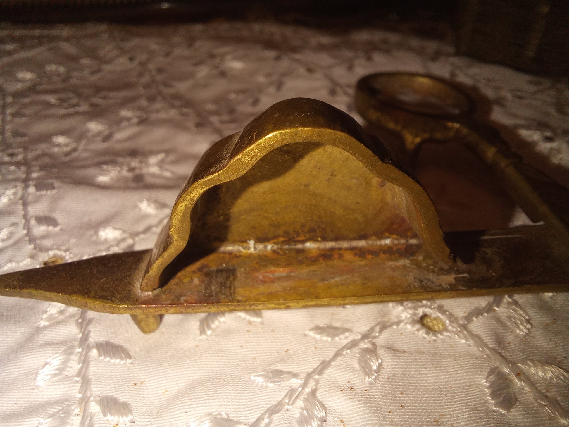 Dochtfänger Schere Innenseite