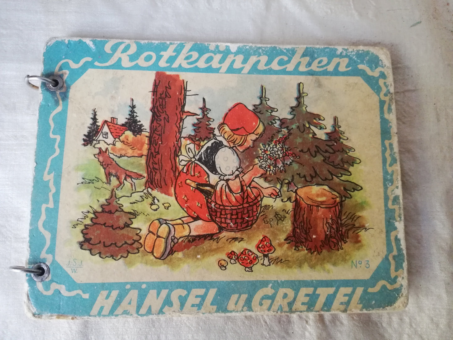 Vintage Märchenbuch Rotkäppchen alt
