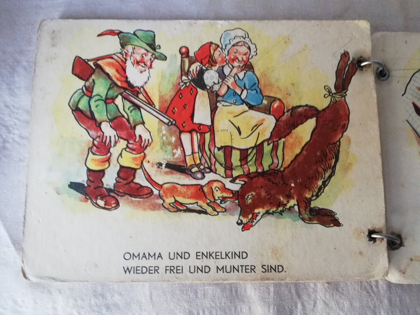 Retro Märchenbuch Illustration alt