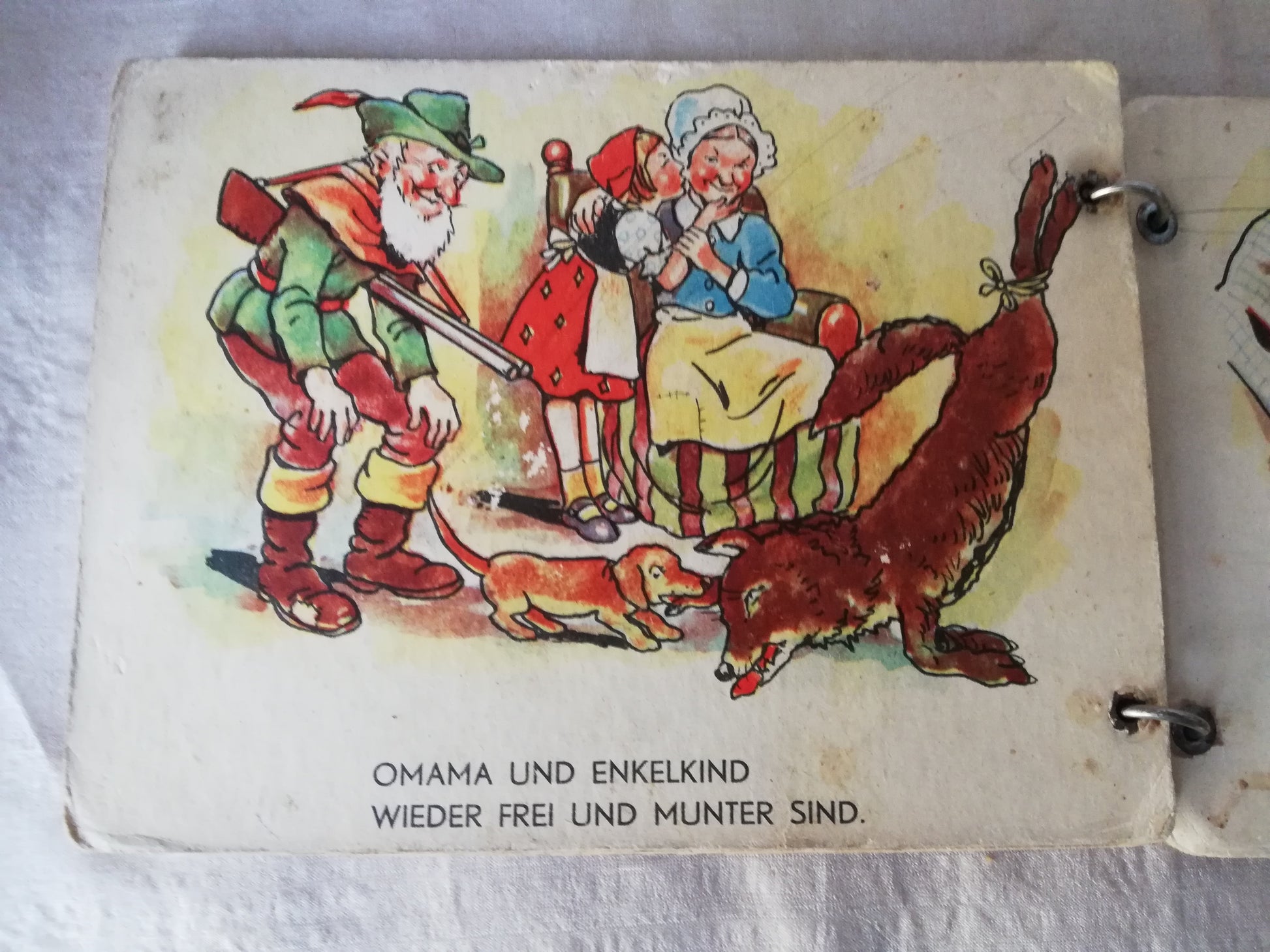 Retro Märchenbuch Illustration alt