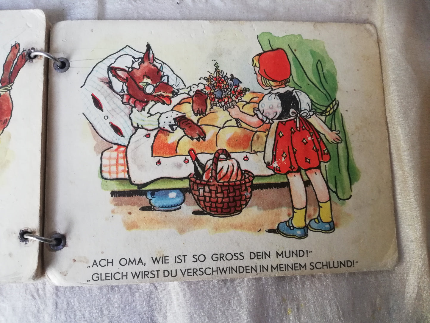 Ringbuch Kinder Märchen Vintage