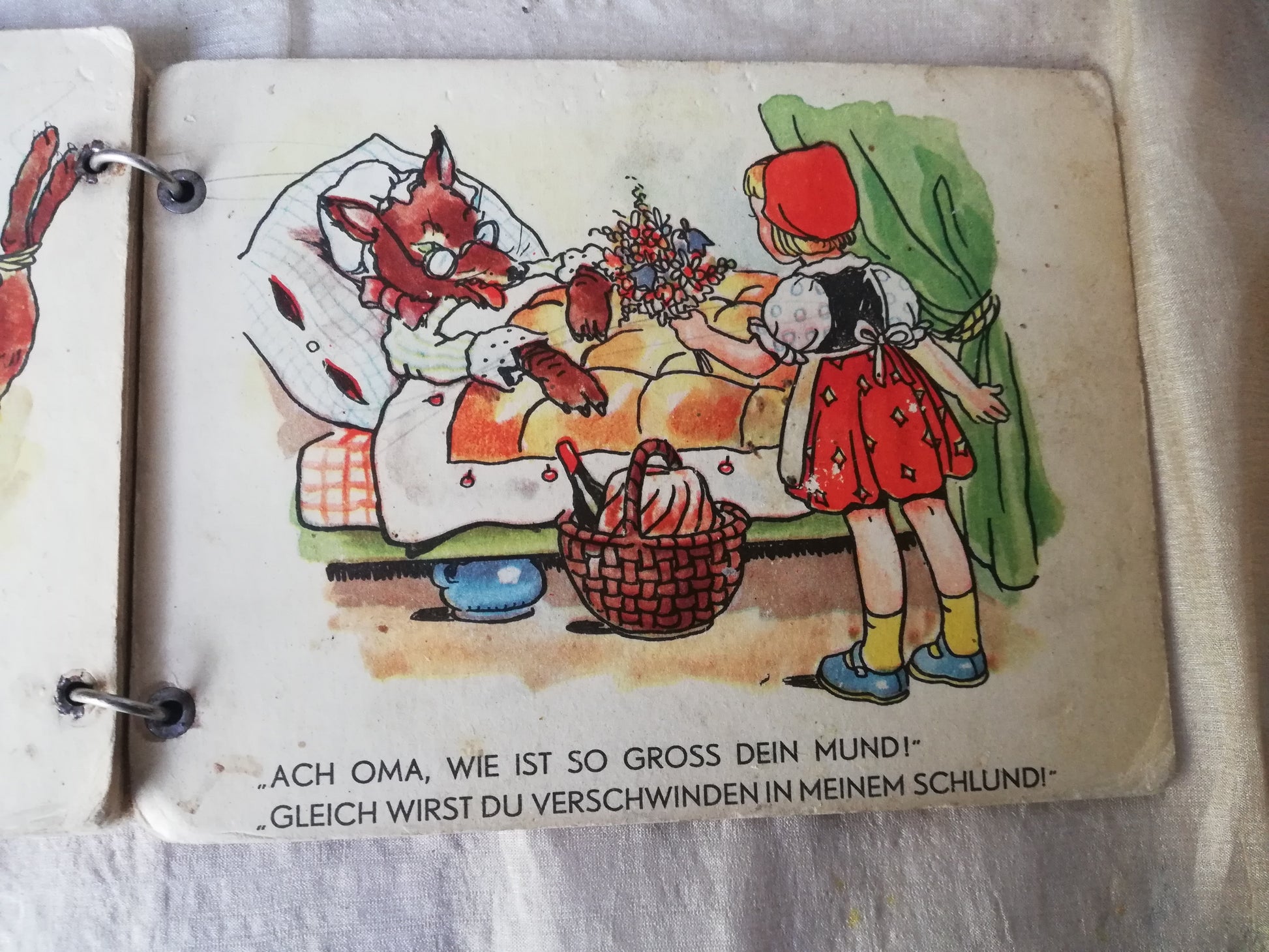 Ringbuch Kinder Märchen Vintage