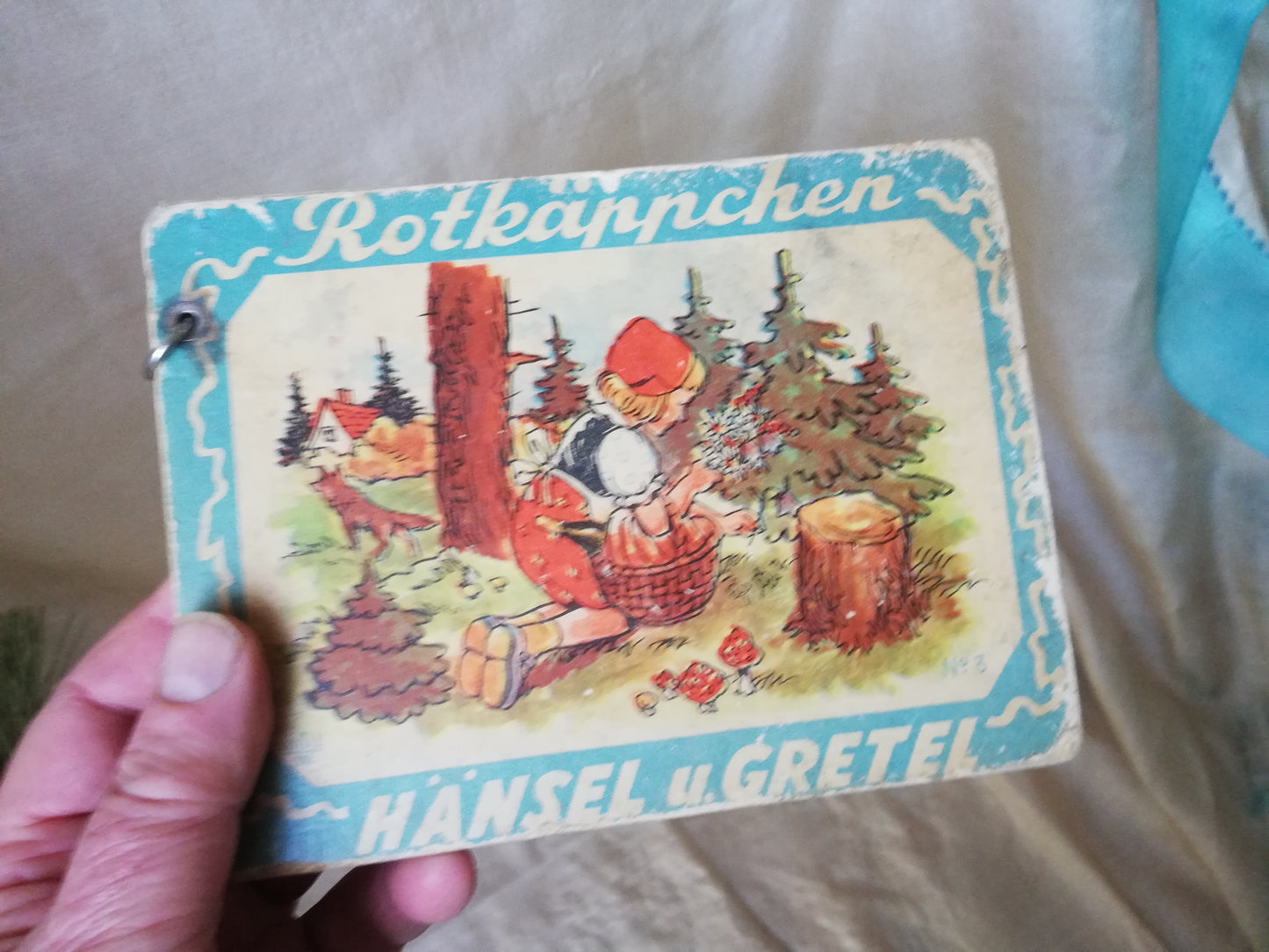 Altes Bilderbuch Kinder robust Karton