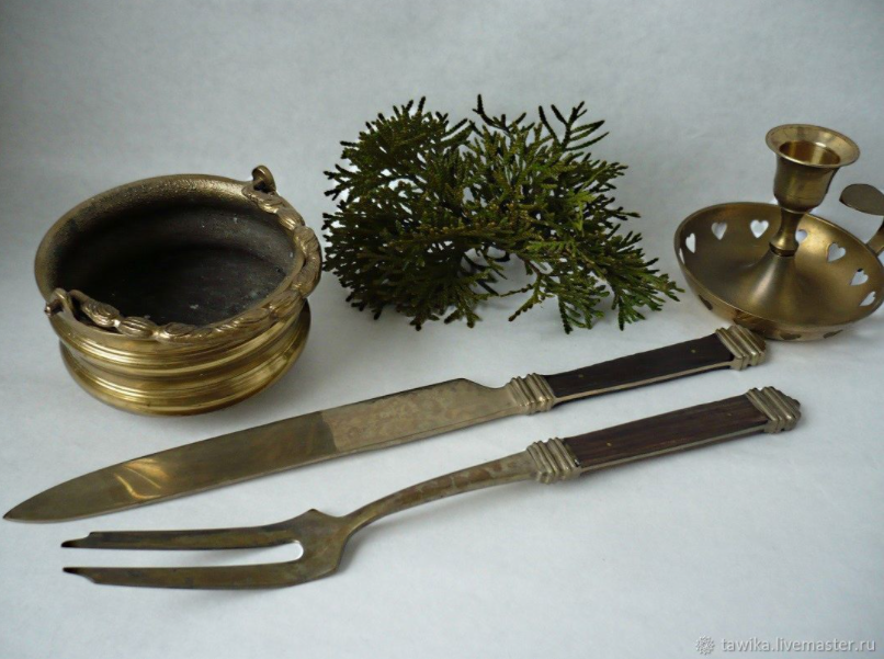 Messer und Gabel Set alt