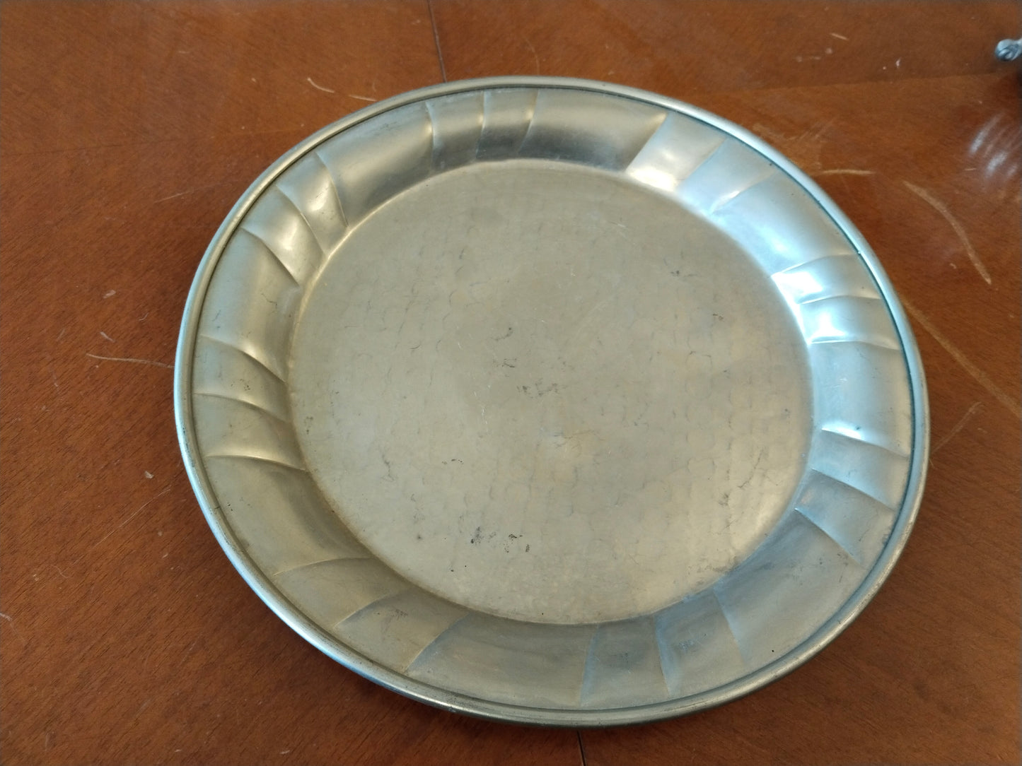 Four-piece Pewter Service – Peltro 95° Coffee and Tea Service with Tray, Vintage Italy