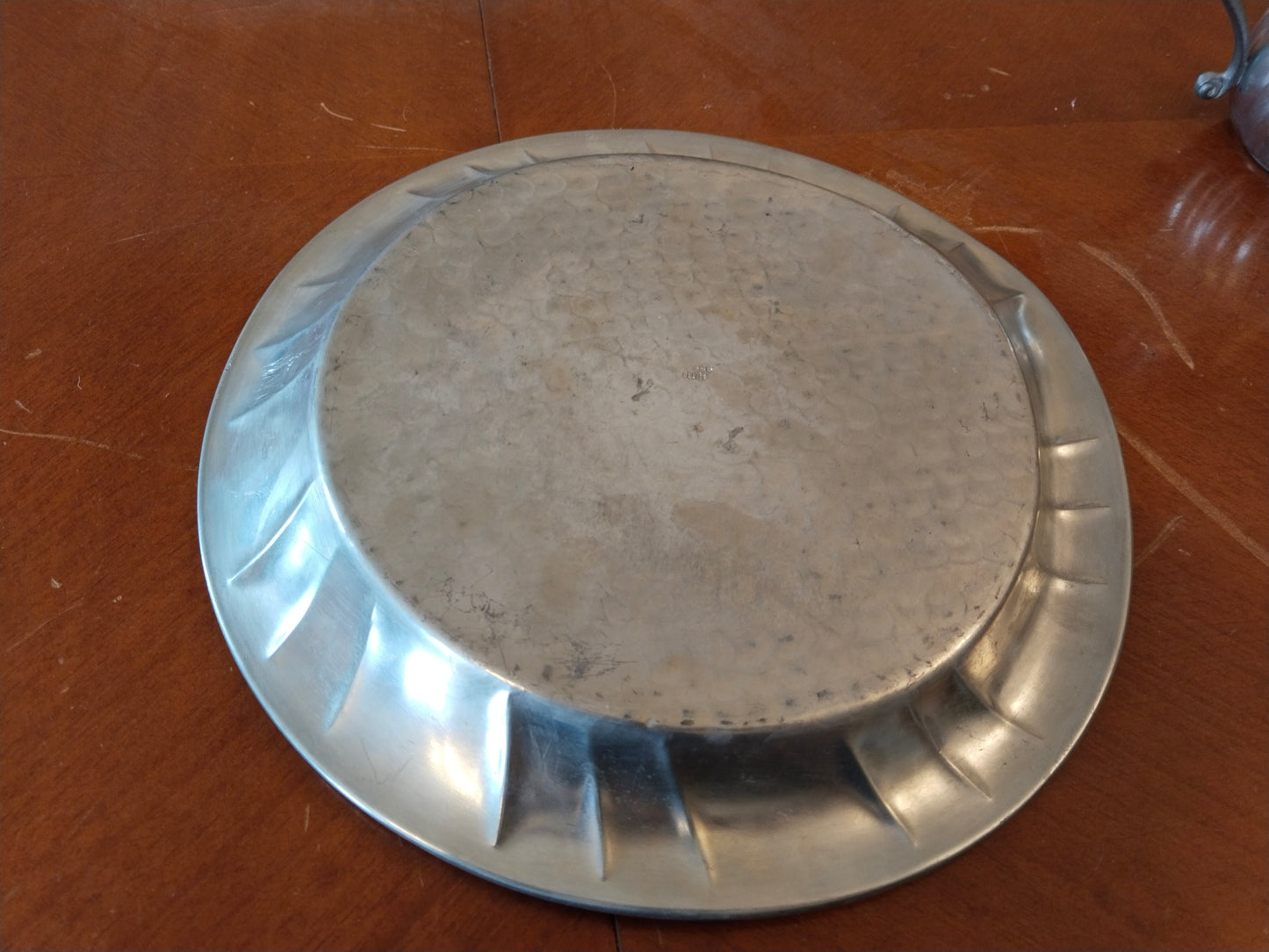 Four-piece Pewter Service – Peltro 95° Coffee and Tea Service with Tray, Vintage Italy