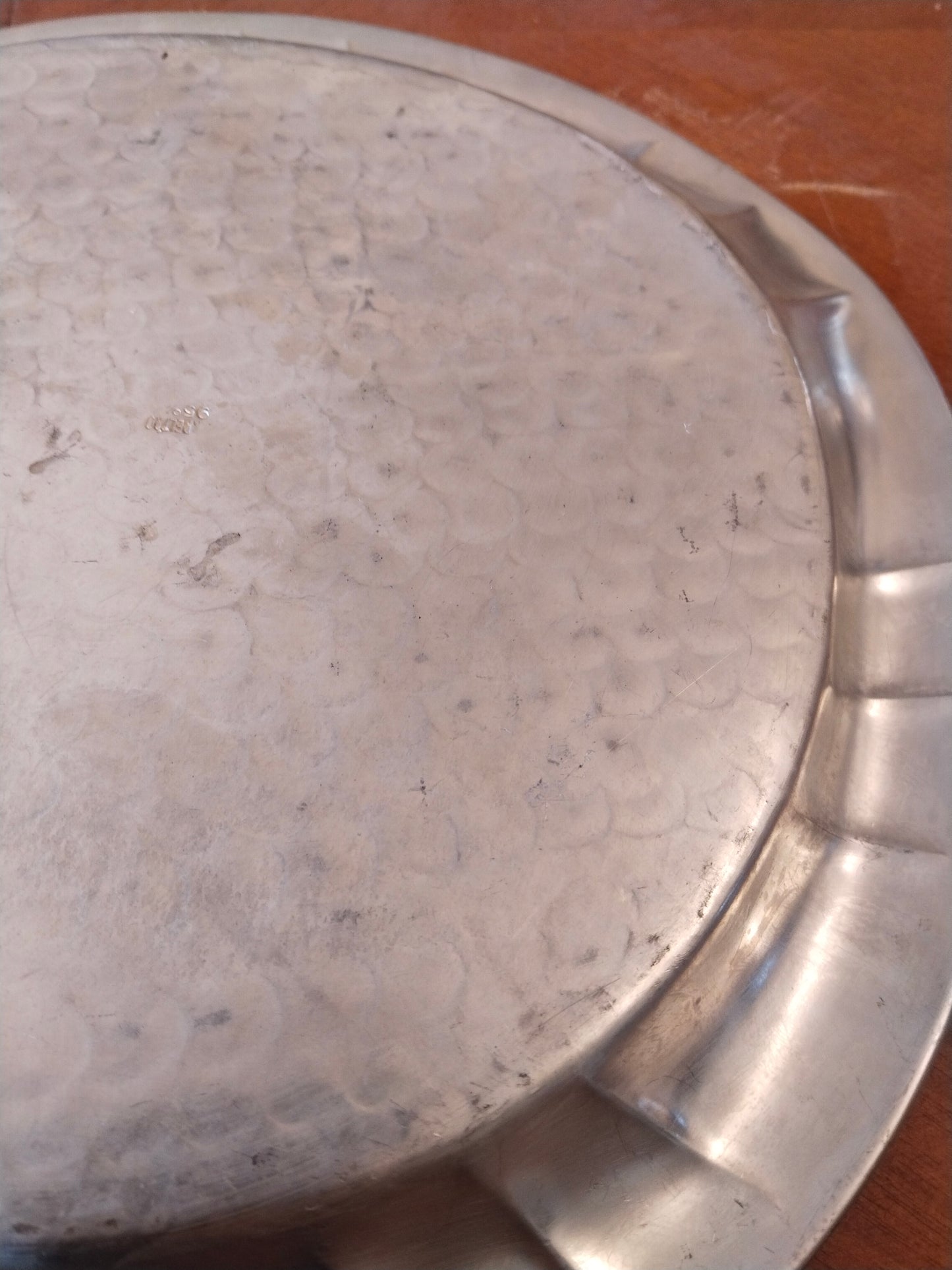 Four-piece Pewter Service – Peltro 95° Coffee and Tea Service with Tray, Vintage Italy