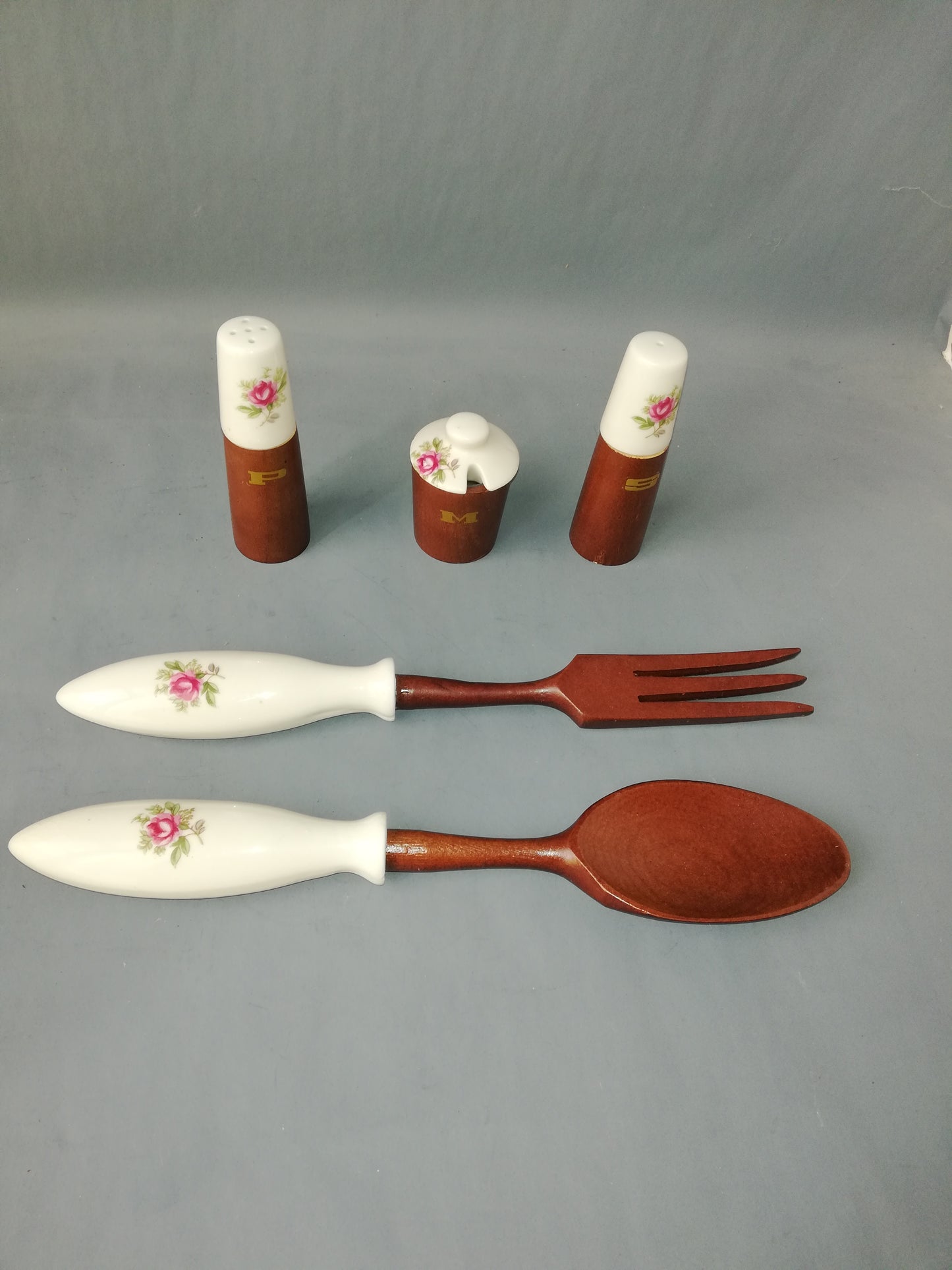 Vintage Salatbesteck Set