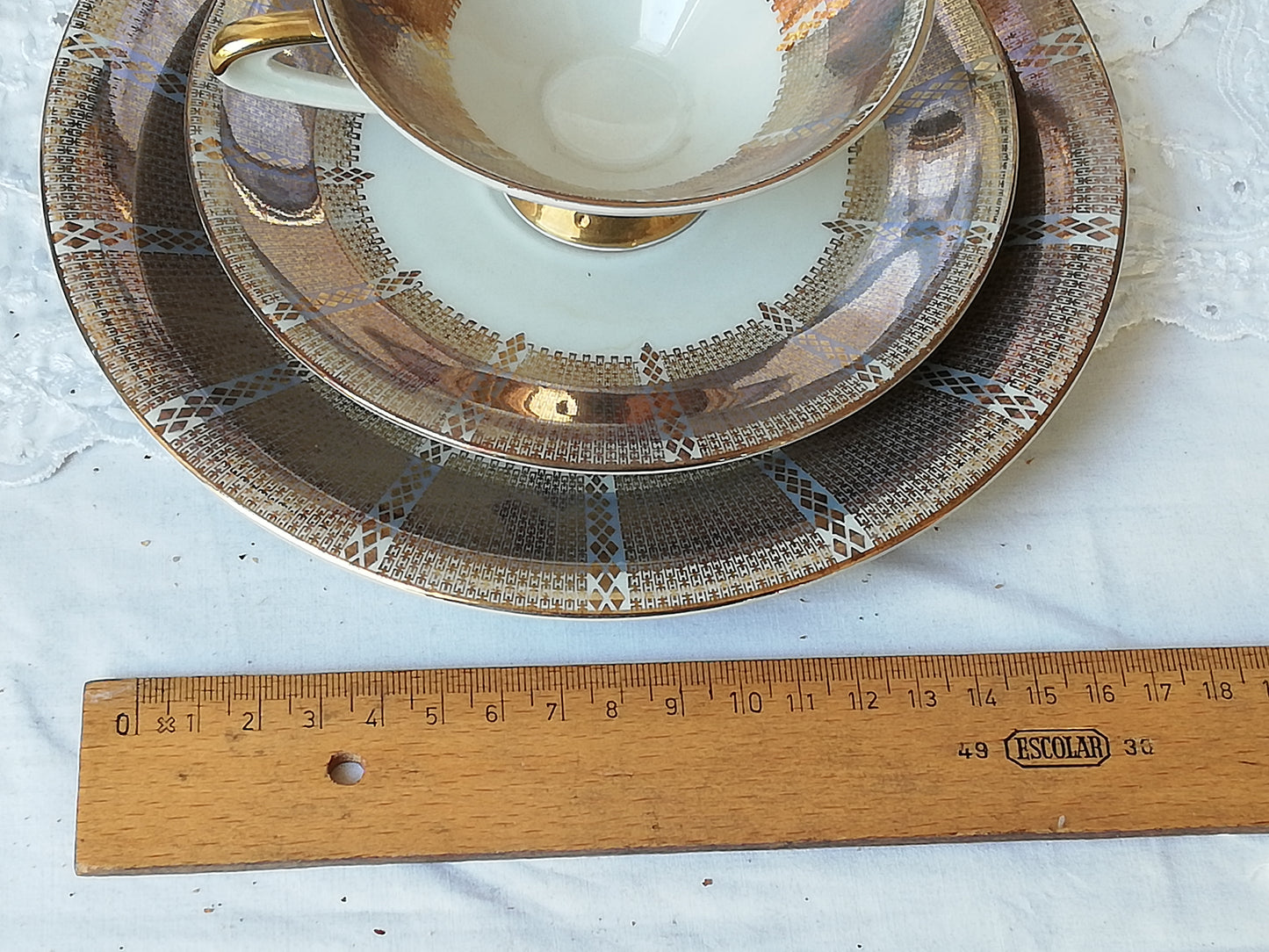 Seitenprofil der Teetasse Durchmesser 10 cm elegantes bayerisches Design