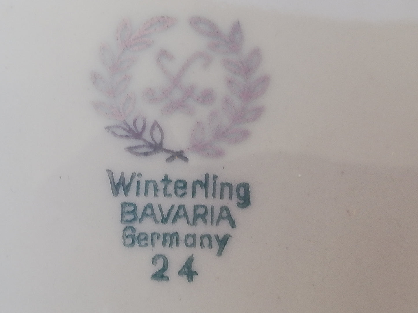 Bodenmarke Winterling Bavaria Germany 24 Stempel Echtheitszertifikat