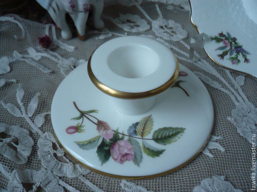 Bone-China-Duo von schräg