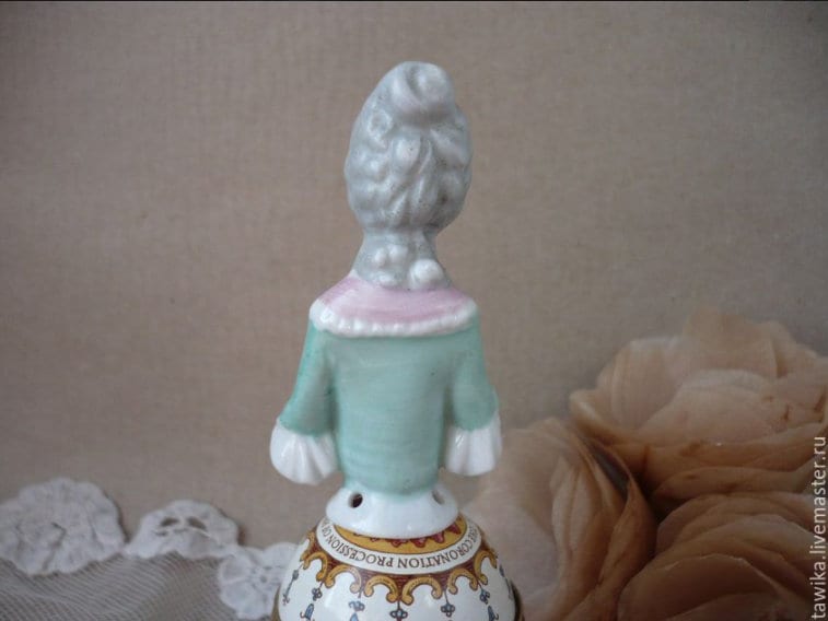 Half Doll Figurine, antique, vintage, porcelain, Germany