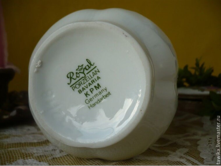 Vase Royal KPM porcelain vase, vintage, antique, Germany