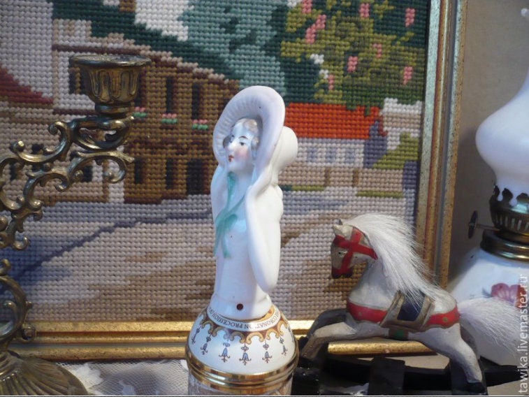 Half Doll figurine, Antiques, Porcelain, Germany