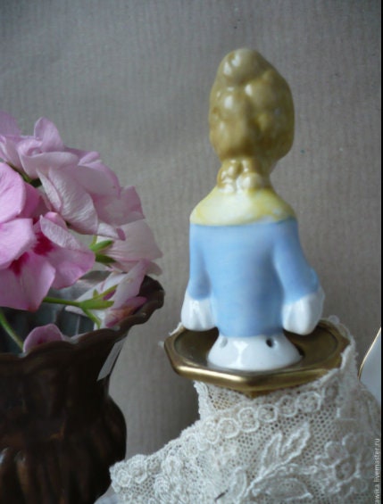 Half Doll figurine, antique, porcelain, Germany
