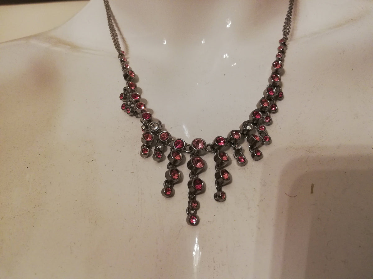 Old necklace from Czech Republic, vintage, antique