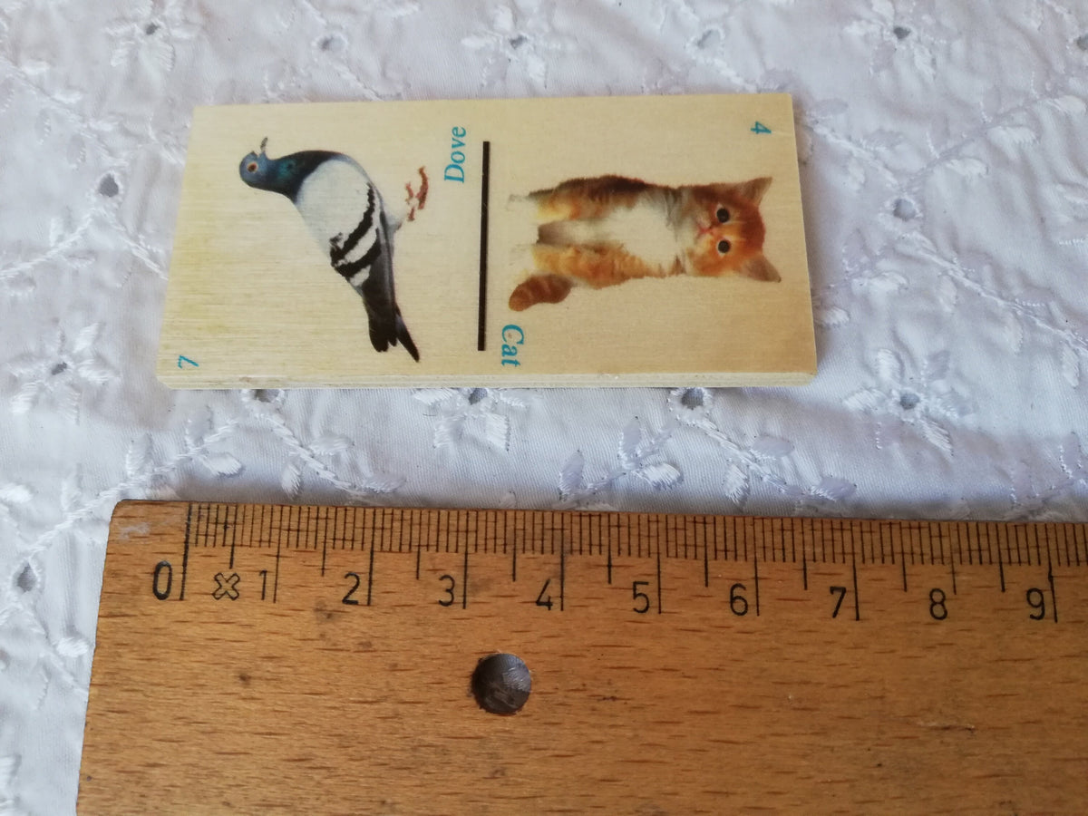 Originalverpackung des Kinder-Domino-Spiels