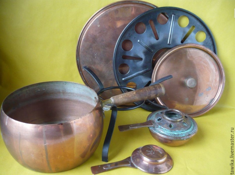 Brenner mit Deckel und eingraviertem Hirsch
