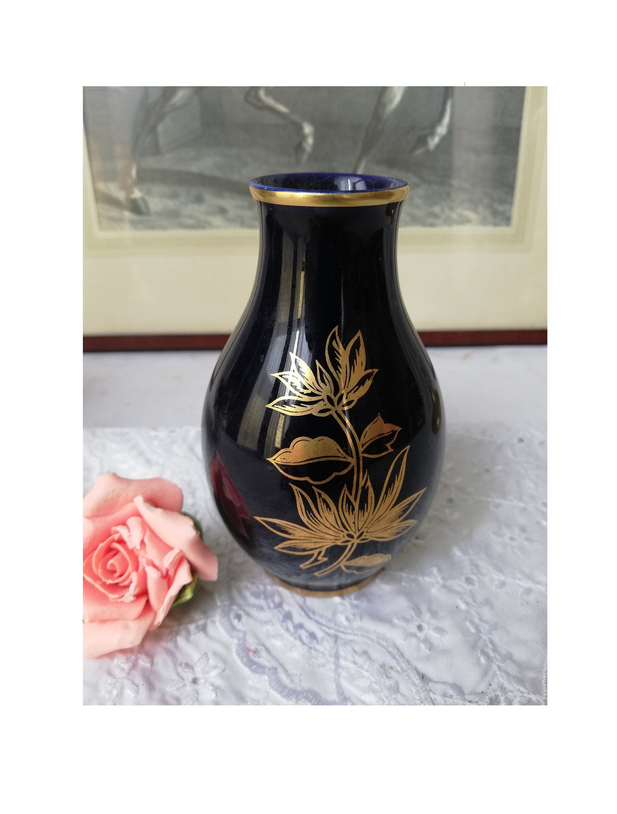 Porcelain vase from Hungary, vintage
