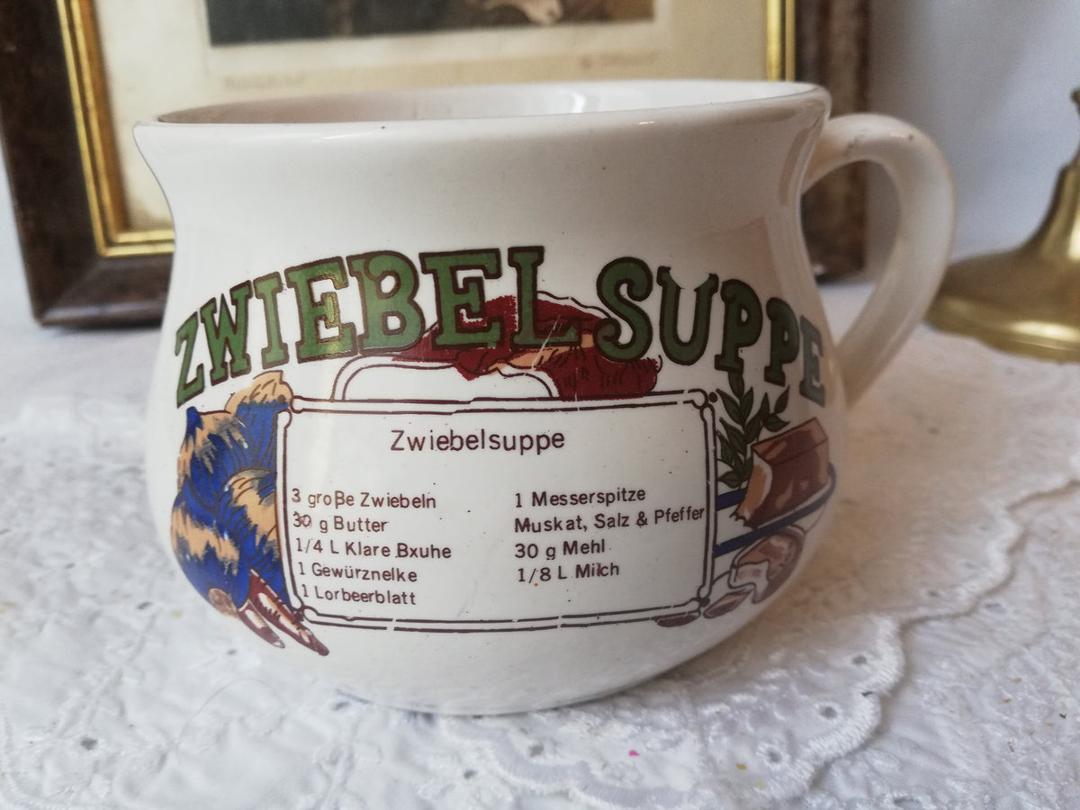 Soup cup for onion soup, vintage from Germany