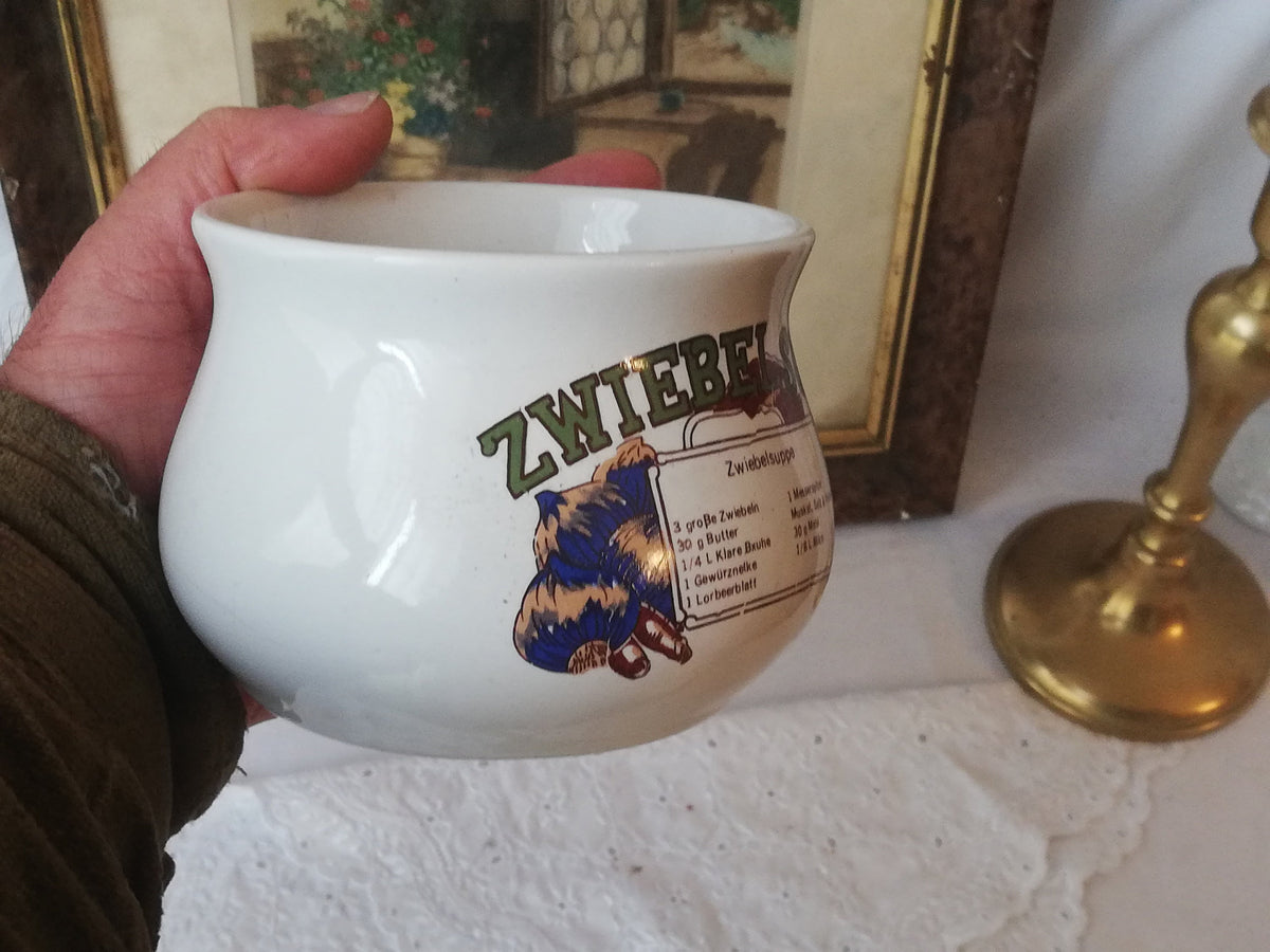 Soup cup for onion soup, vintage from Germany