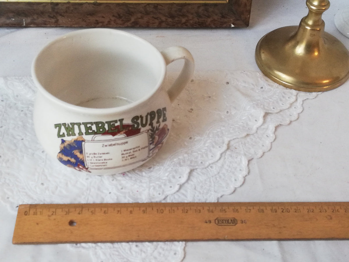 Soup cup for onion soup, vintage from Germany