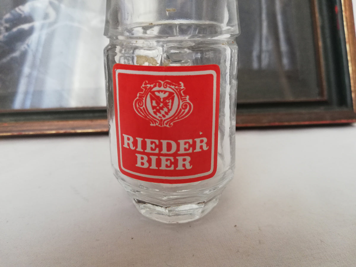 Shot glasses 5 st. in the shape of a beer mug, vintage from Austria