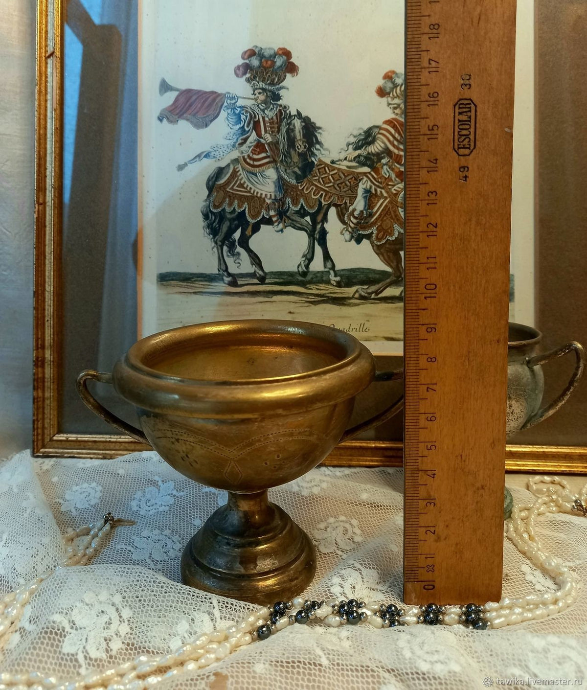 Old copper vessels for decorative purposes, vintage from Germany