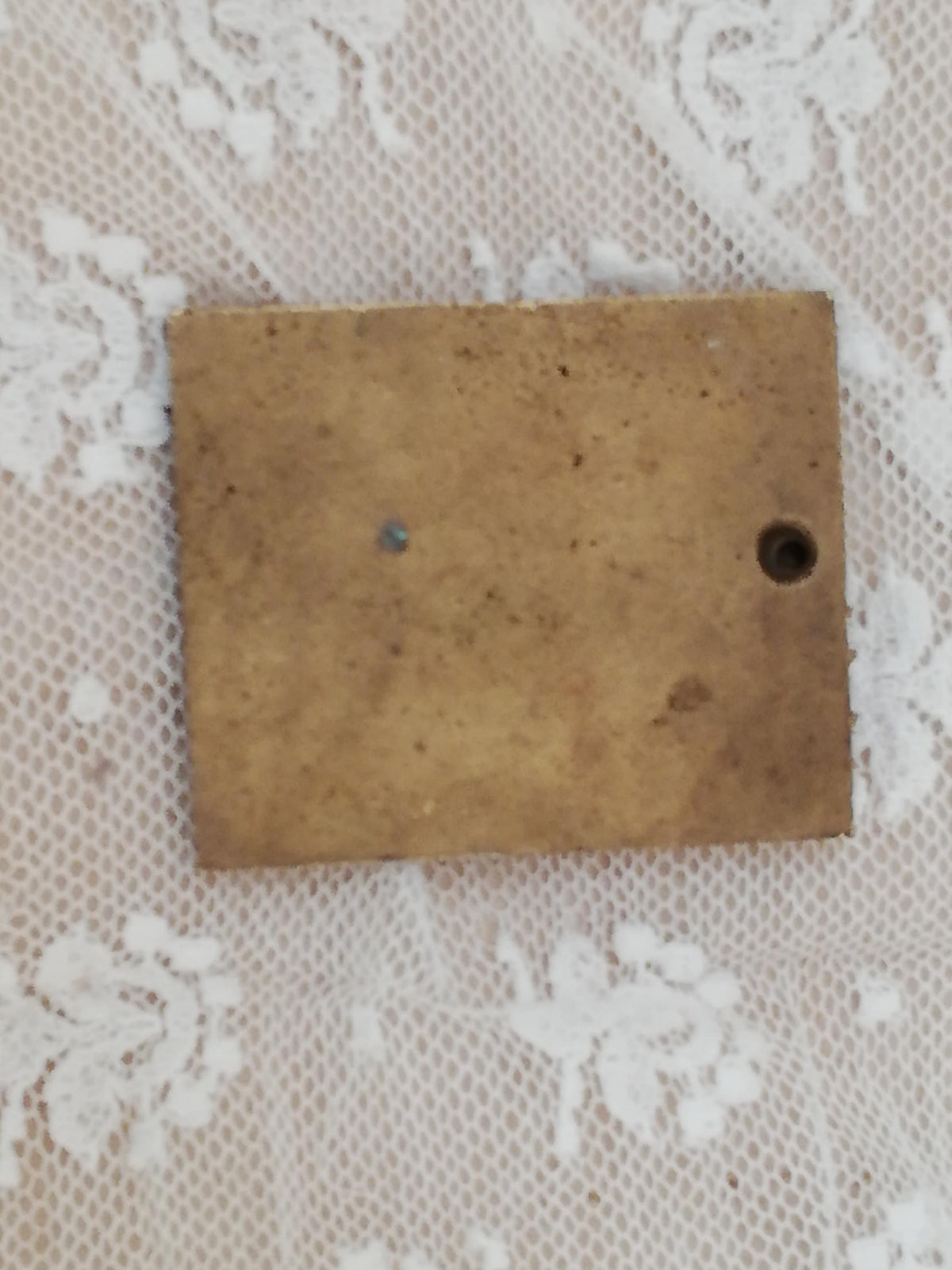 Votivtafel mit Maßband, 5 x 4,2 cm