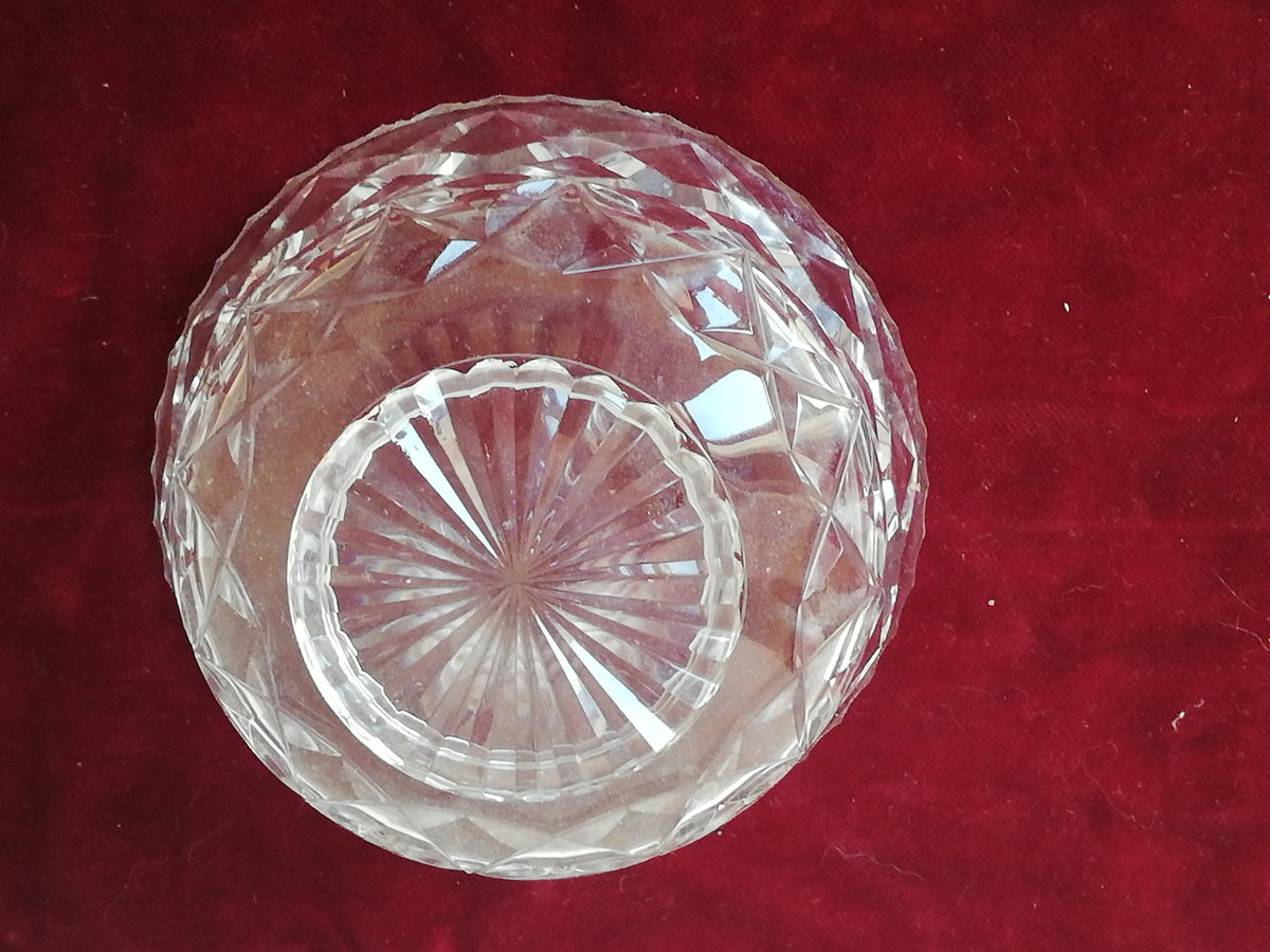 Glasschale von oben