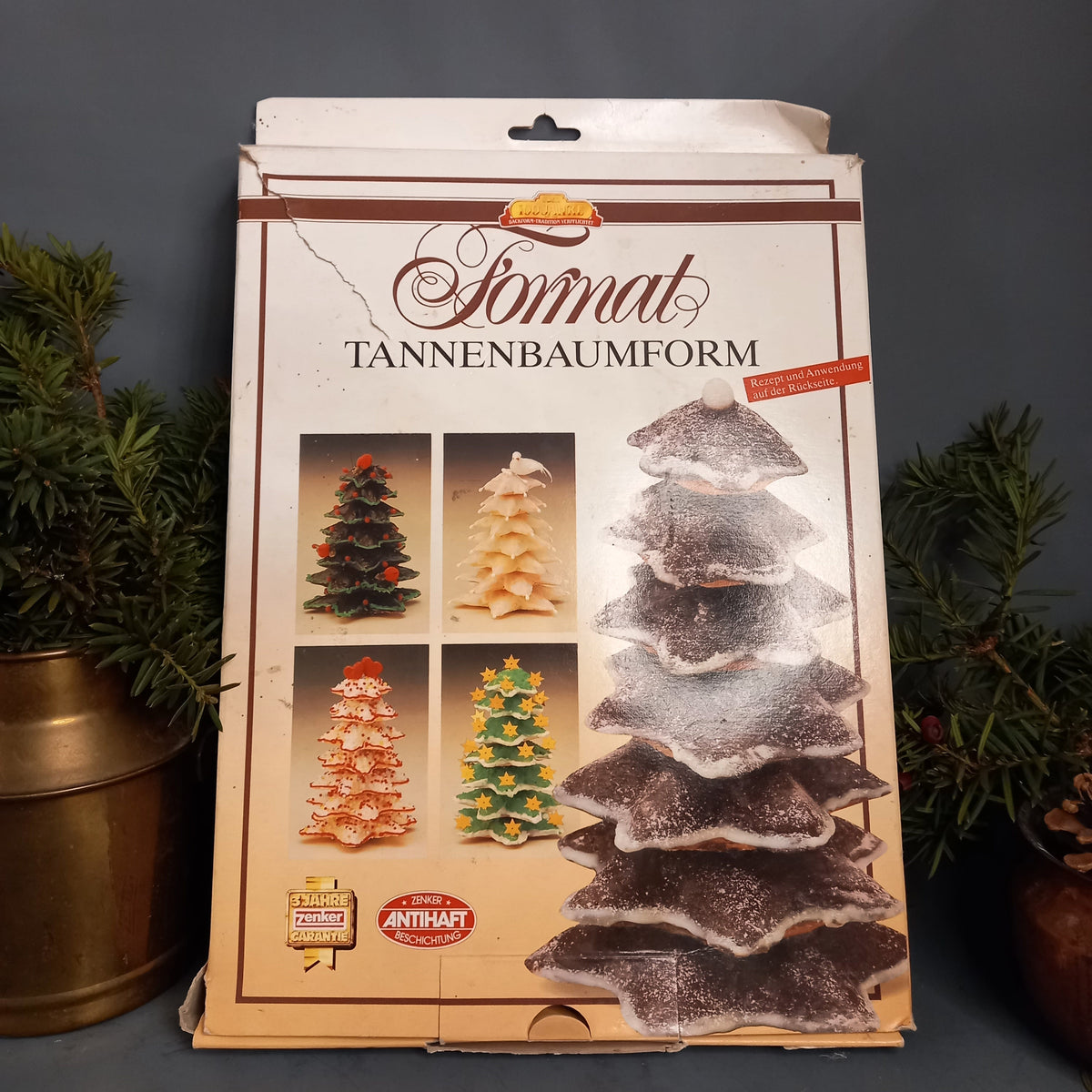Ausstechformen für Keks-Christbaum in Originalverpackung, Gesamtansicht