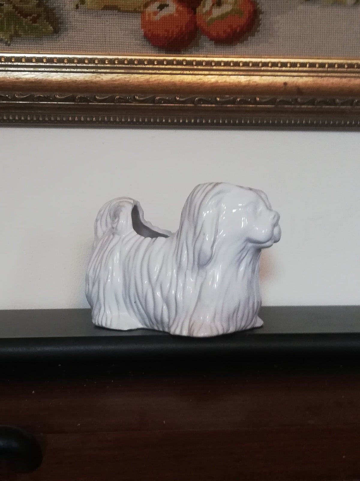 Pekinese von schräg oben, Höhe 11,5 cm