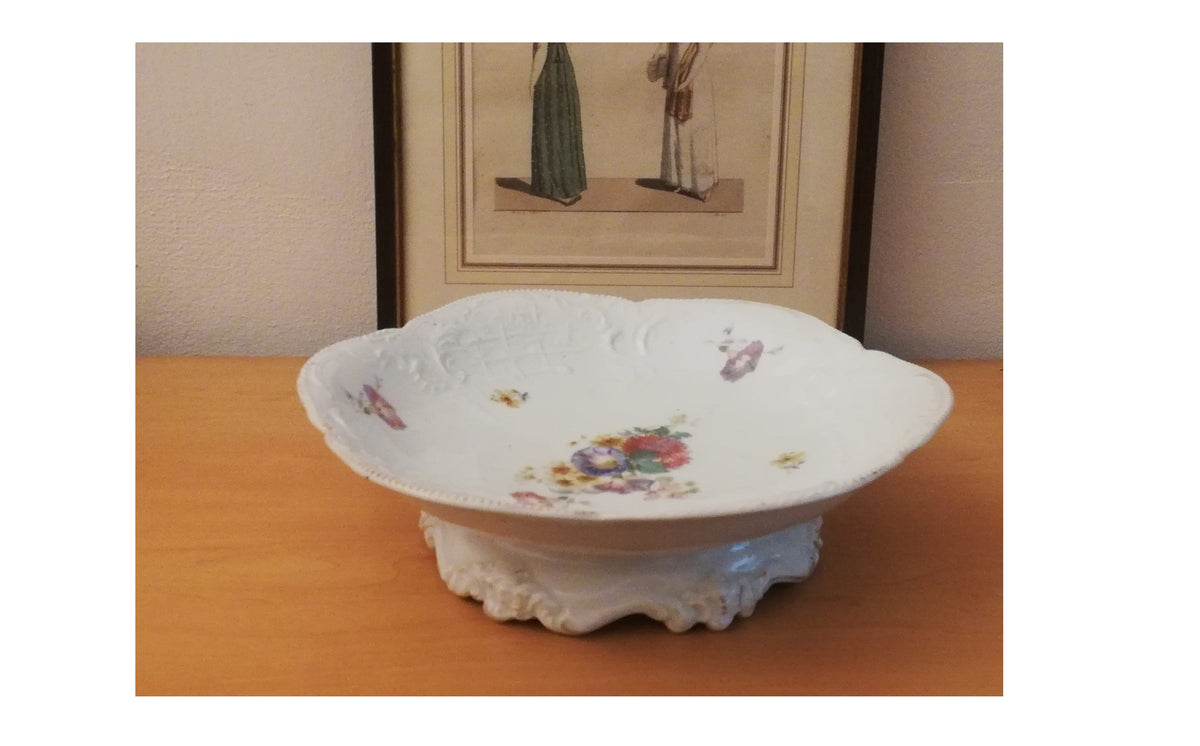 Alte Rosenthal Porzellanschale, Serie Sanssouci, Selb-Bavaria – Gesamtansicht, Vintage Deutschland 1950er