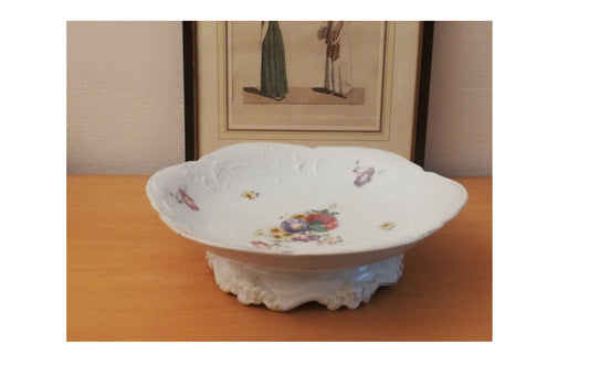 Alte Rosenthal Porzellanschale, Serie Sanssouci, Selb-Bavaria – Gesamtansicht, Vintage Deutschland 1950er
