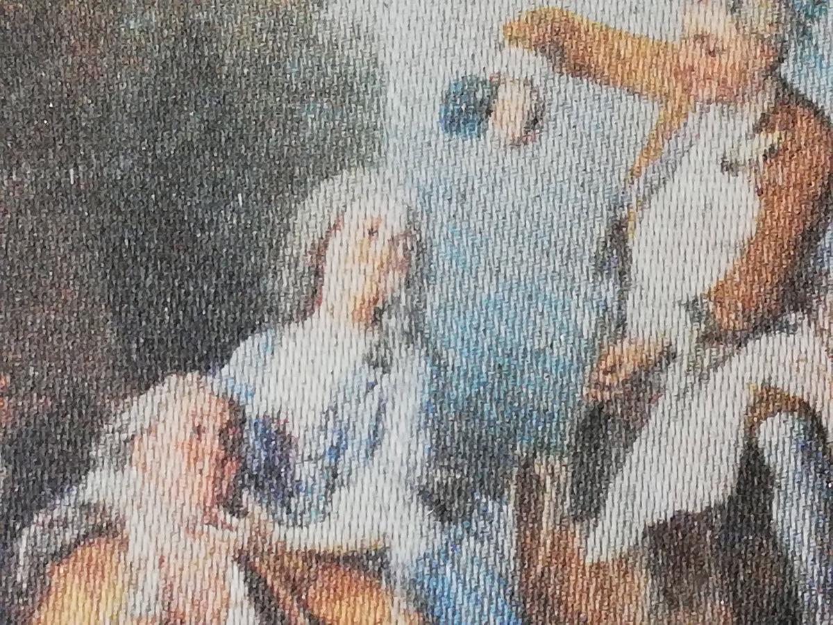 Goldfarbener Holzrahmen