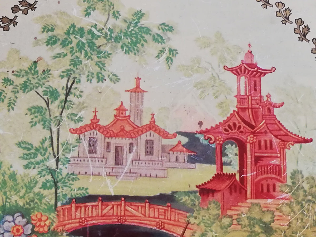 Brücke und Landschaft im Detail