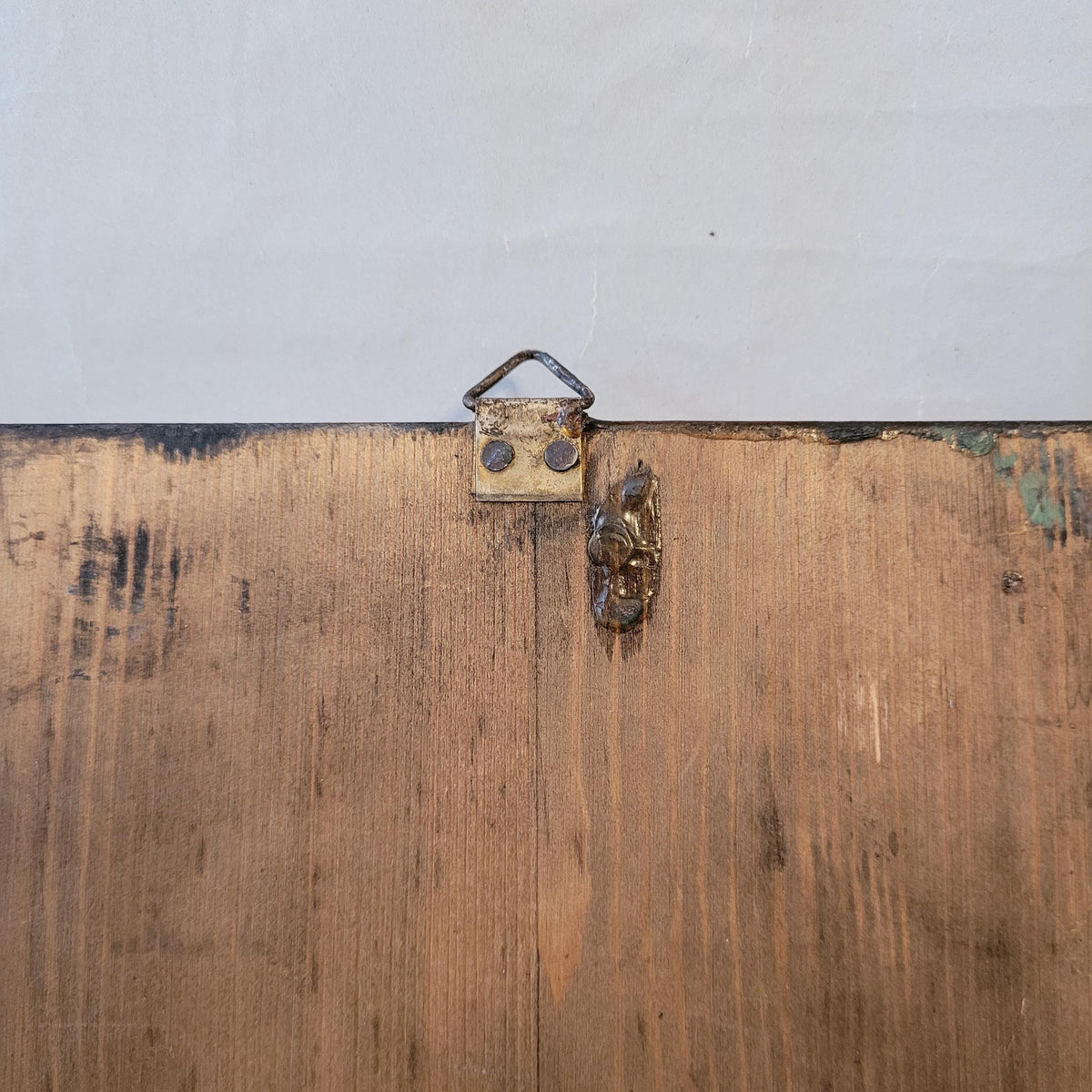 Bauernmalerei an der Wand der Stube
