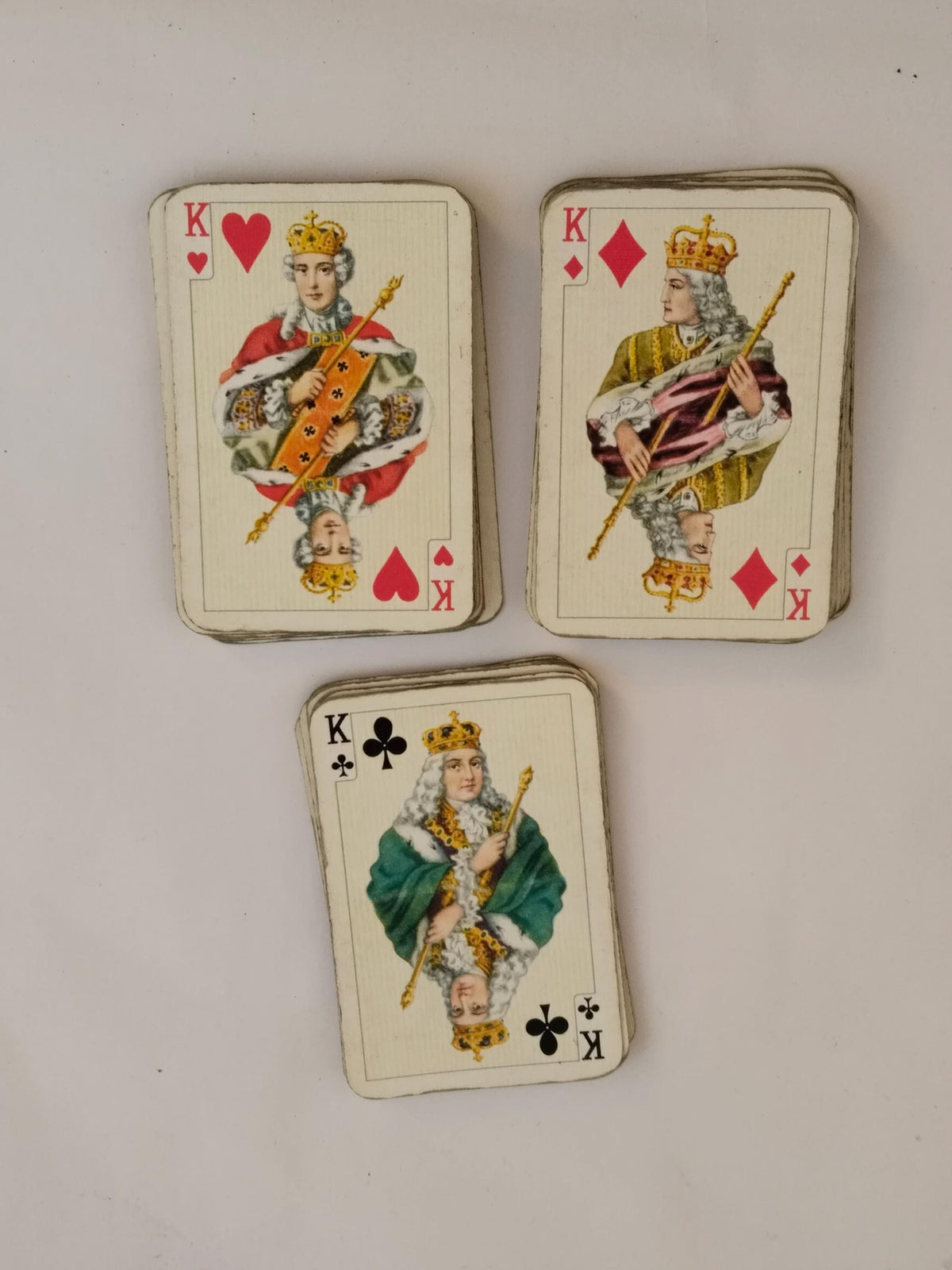 König und Dame der Miniaturkarten