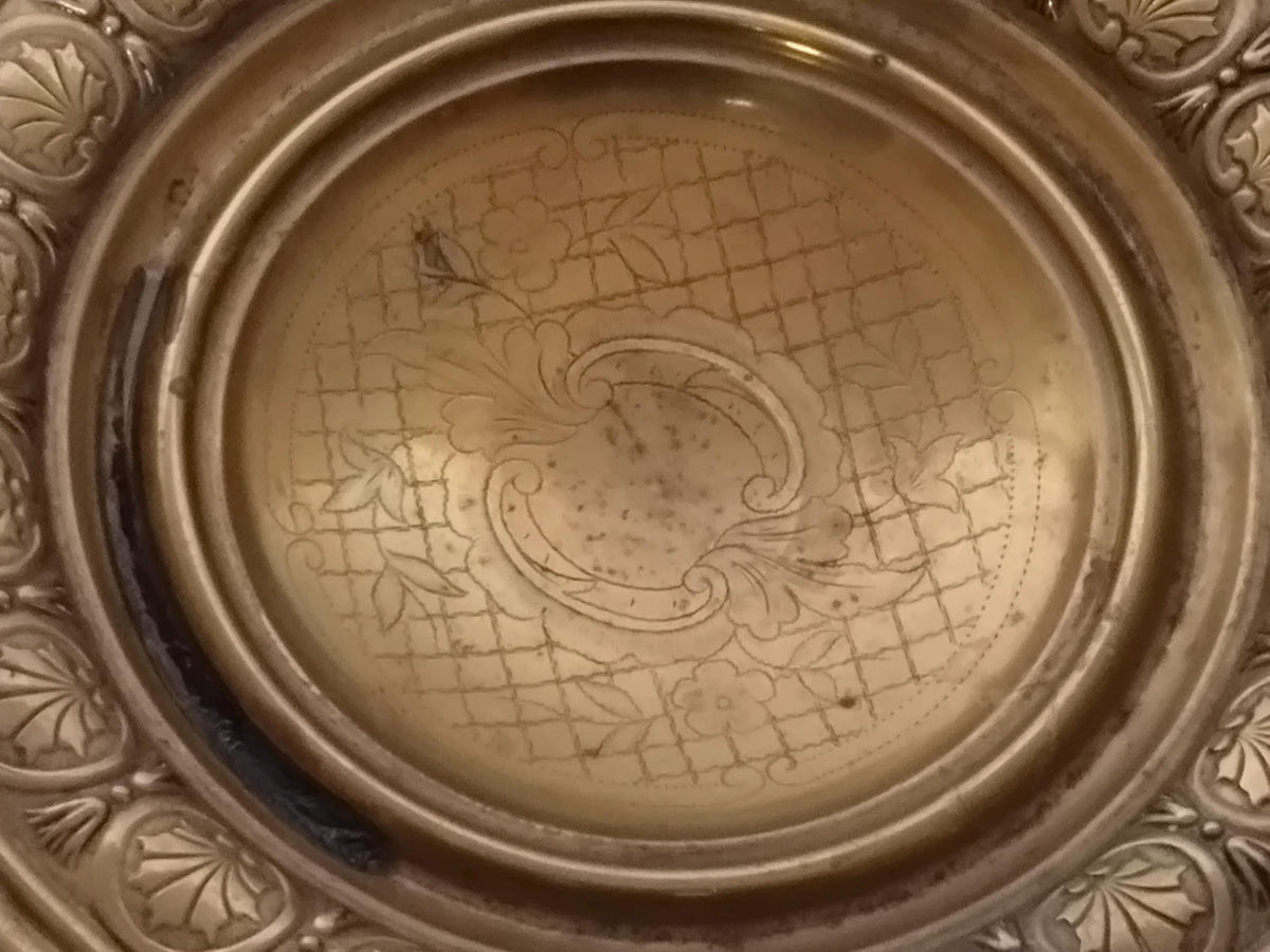 Verzierter Henkel im Detail