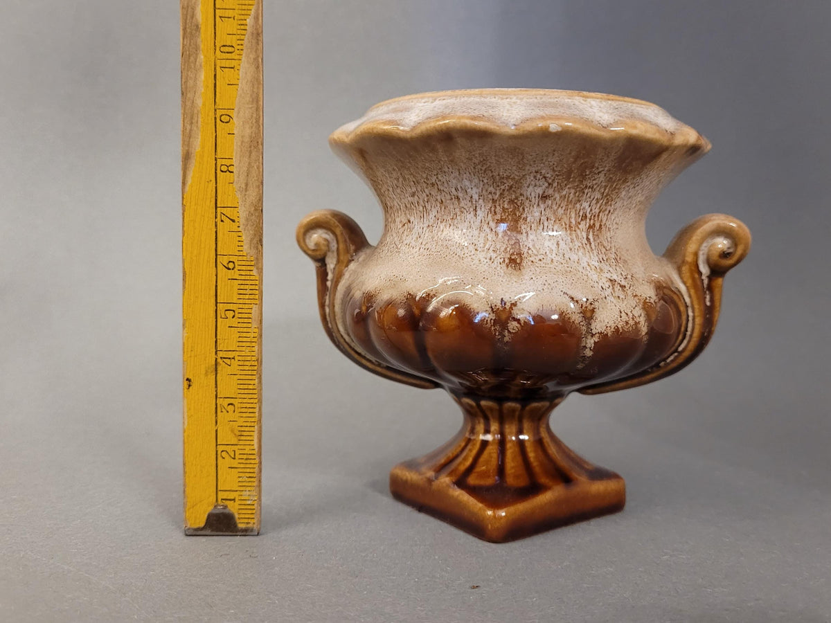 Vintage Ceramic Miniature Amphora Vase with Handles