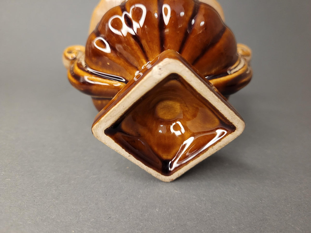 Vintage Ceramic Miniature Amphora Vase with Handles