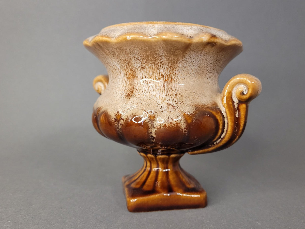 Vintage Ceramic Miniature Amphora Vase with Handles