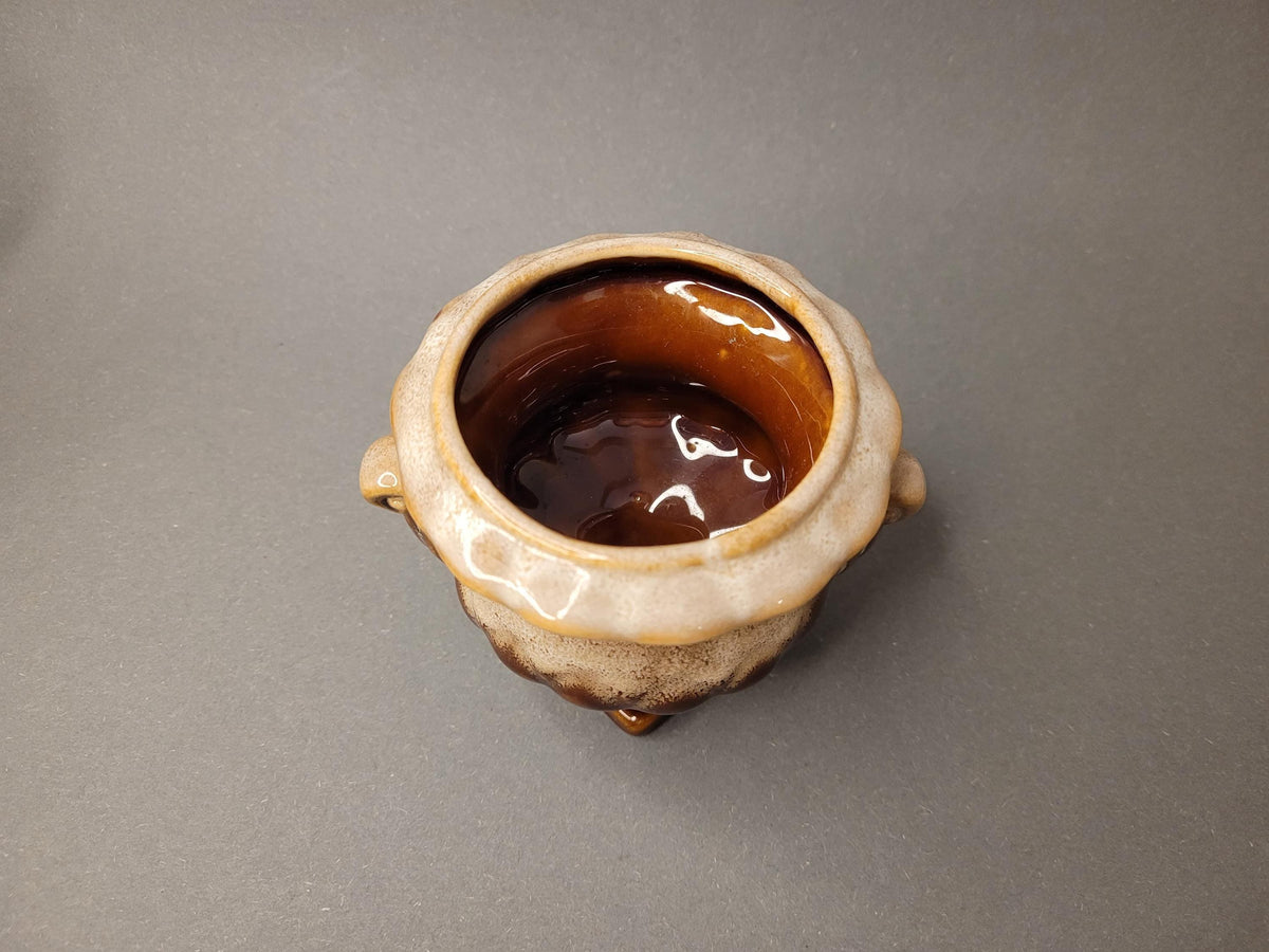 Vintage Ceramic Miniature Amphora Vase with Handles