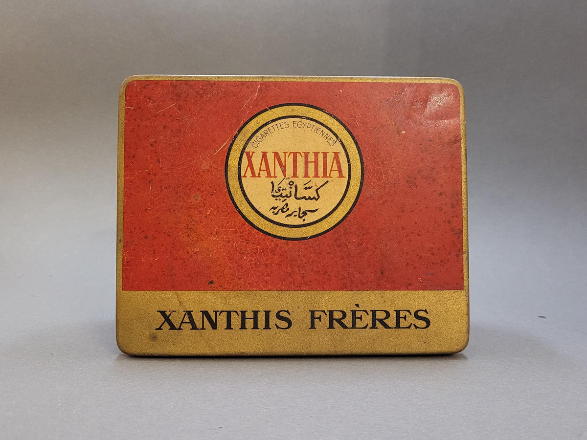 Antike Xanthia Zigarettendose von Xanthis Frères, Gesamtansicht